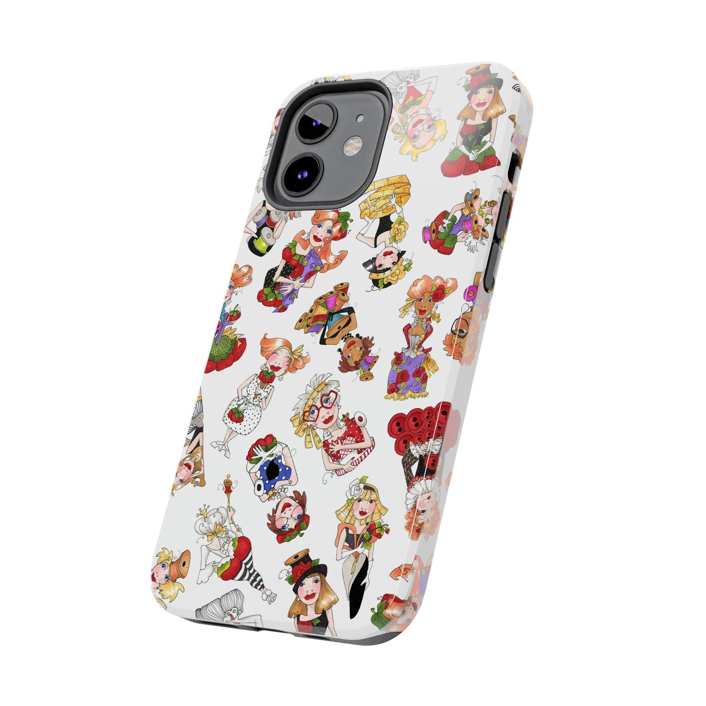Curious Toss White Phone Case