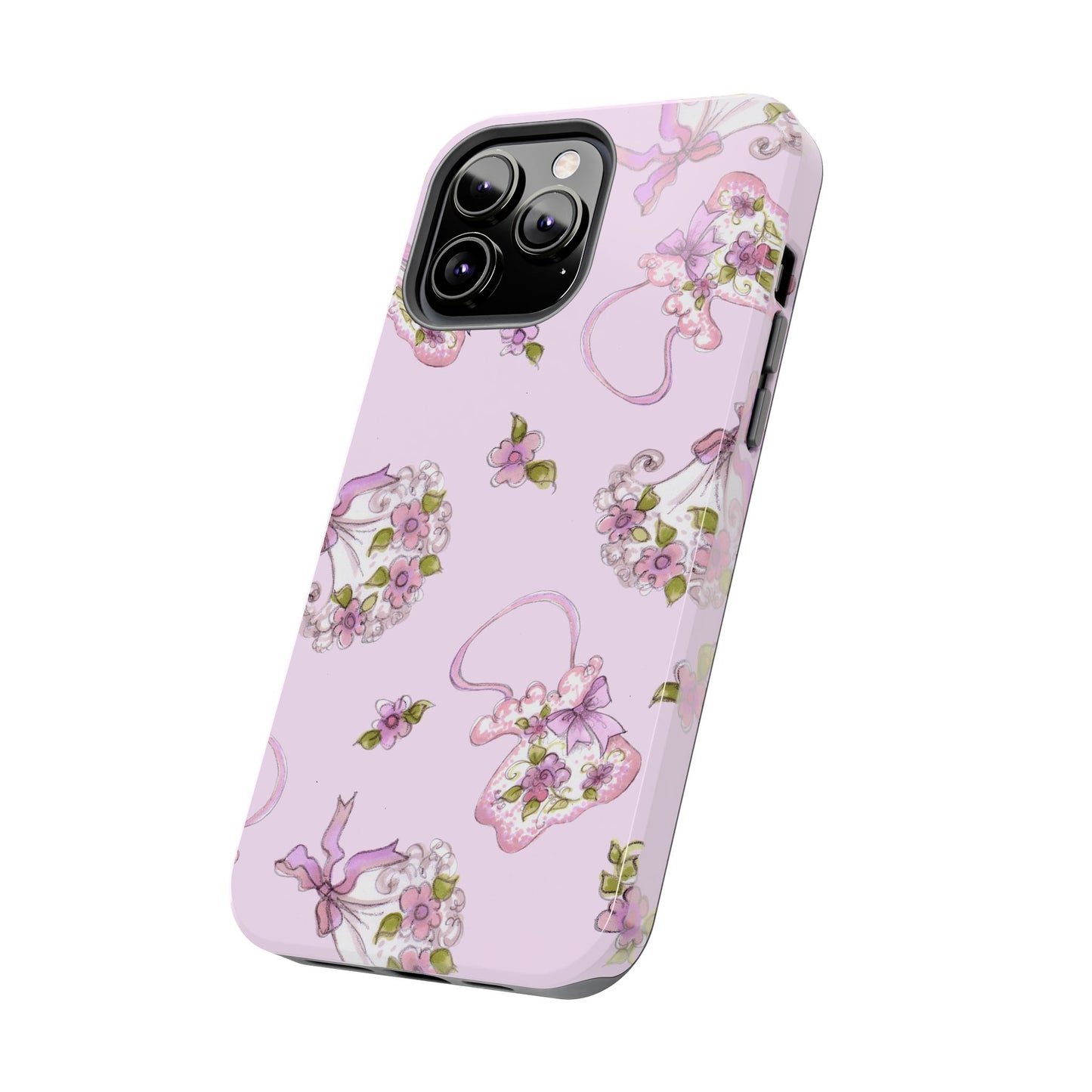 Flower Model Hand Bag Phone Case