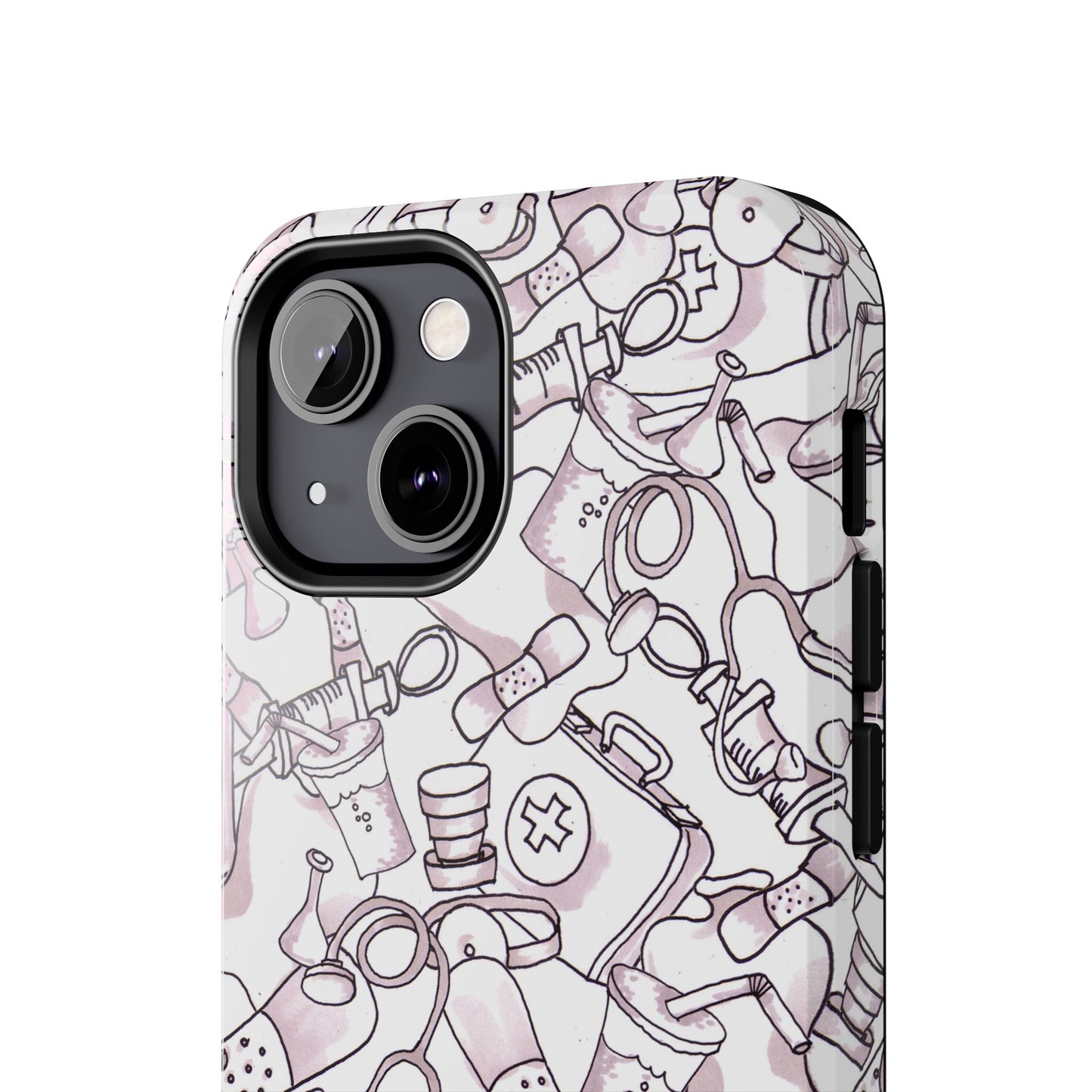Med Stuff White Phone Case