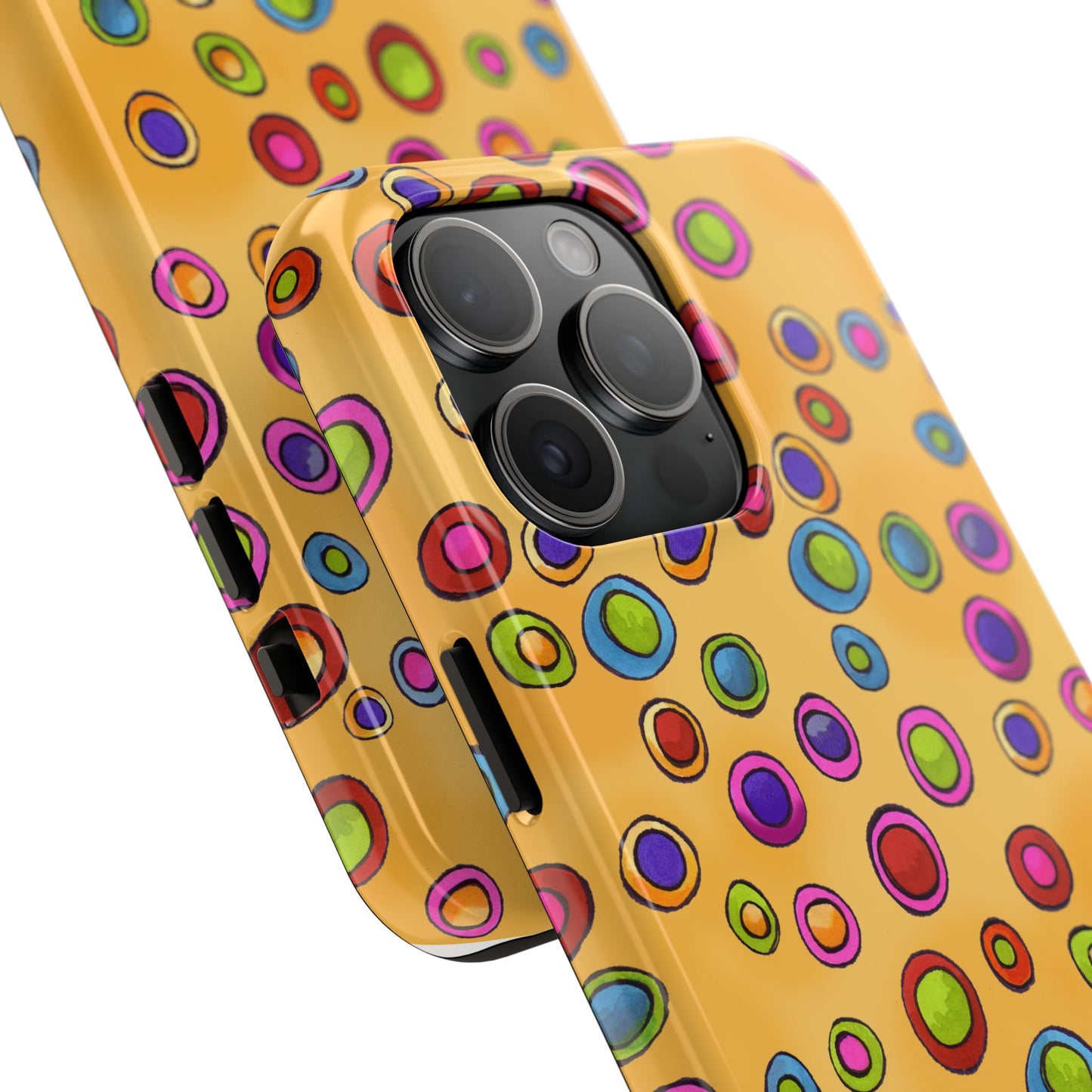 Dopey Dots Yellow Phone Case
