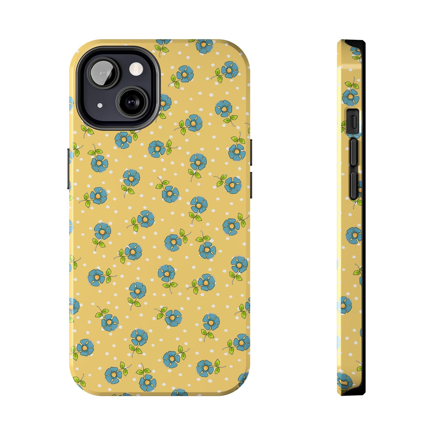 Daisy Dots Yellow Phone Case