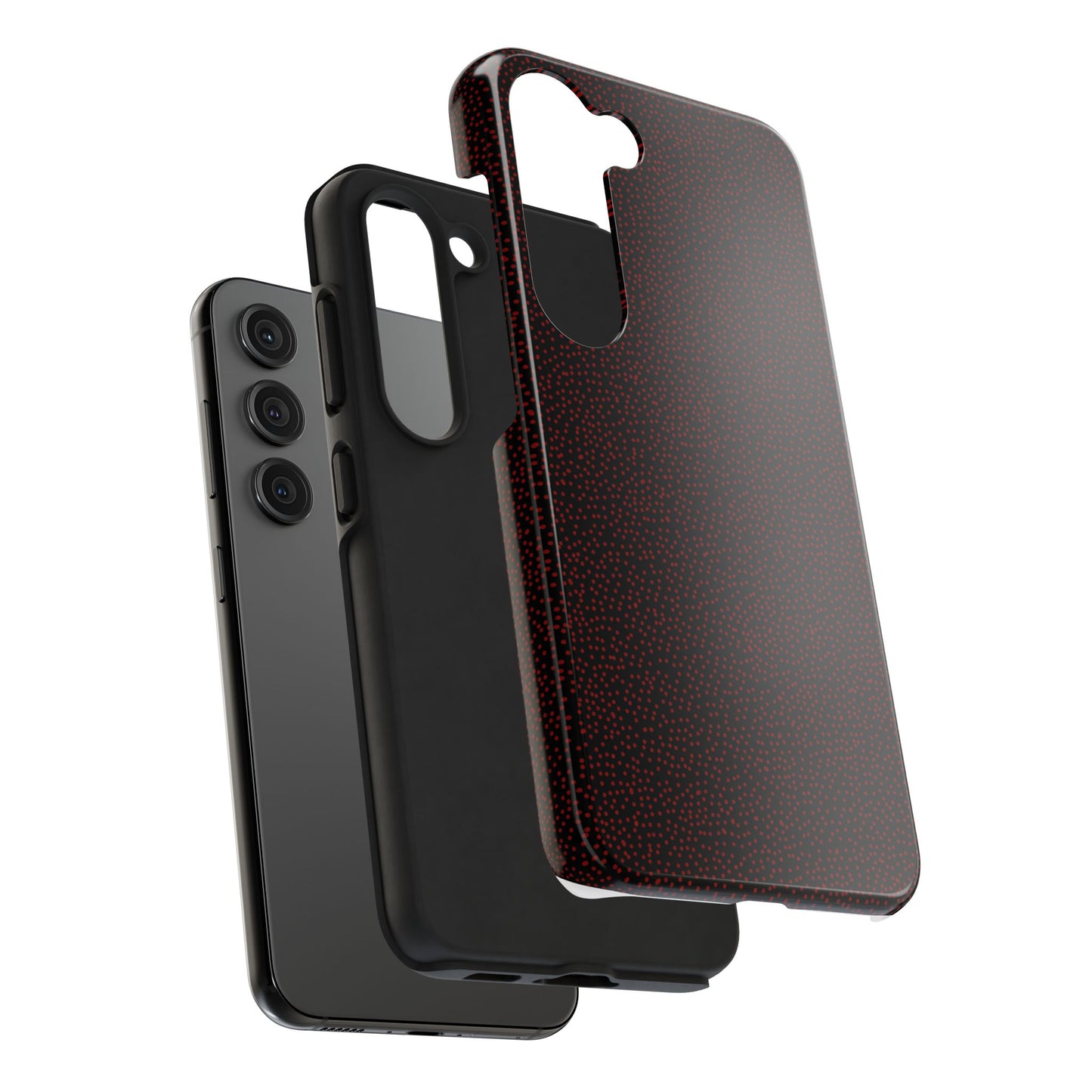 Mini Dot Black / Red Phone Case