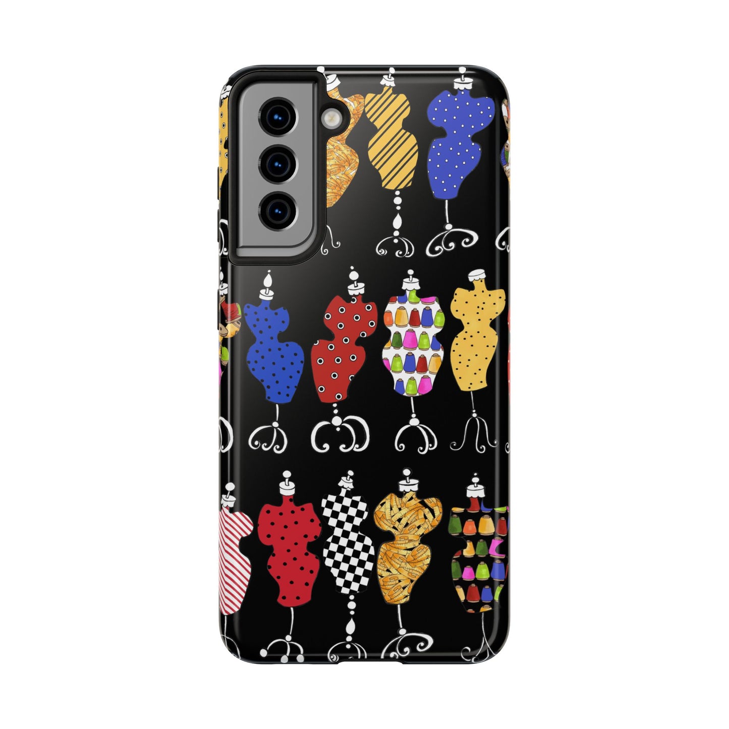 Go Figure Black / Multi Phone Case