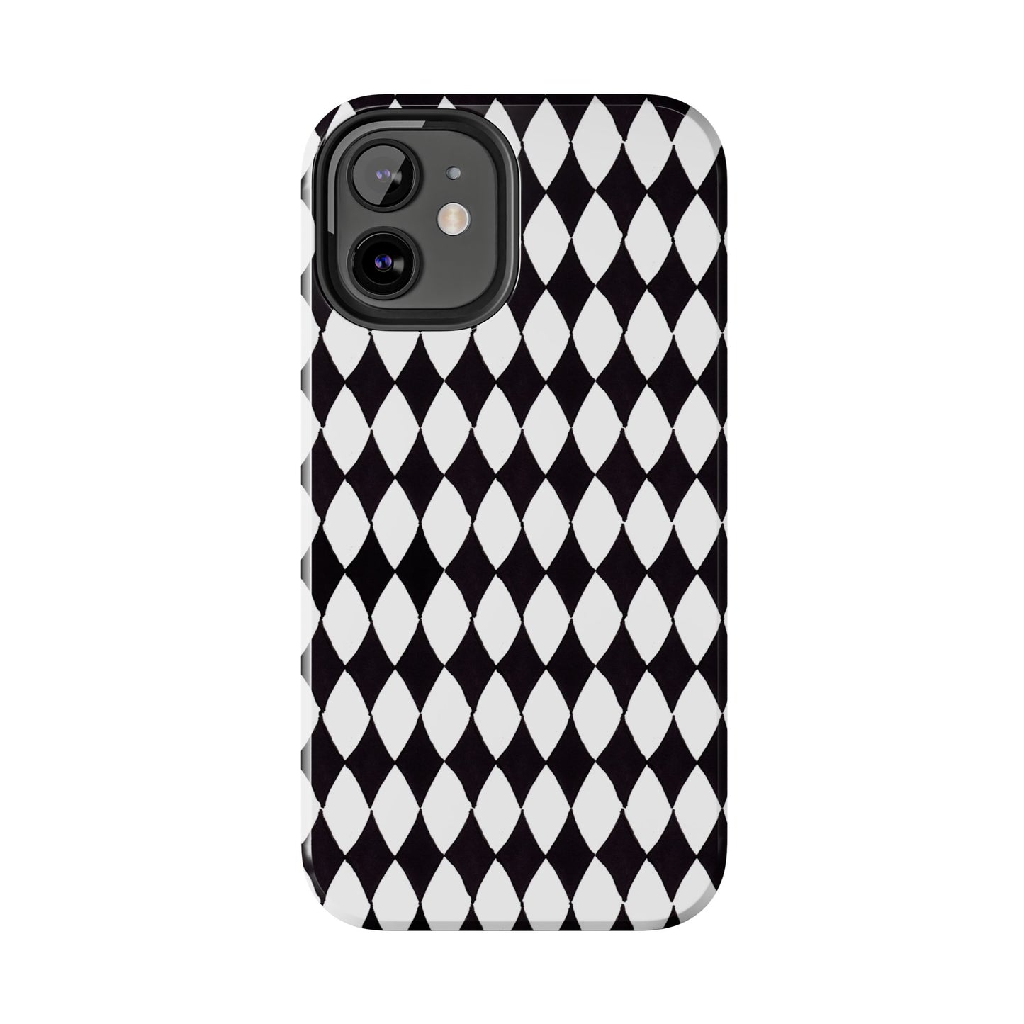 Diamond White / Black Phone Case