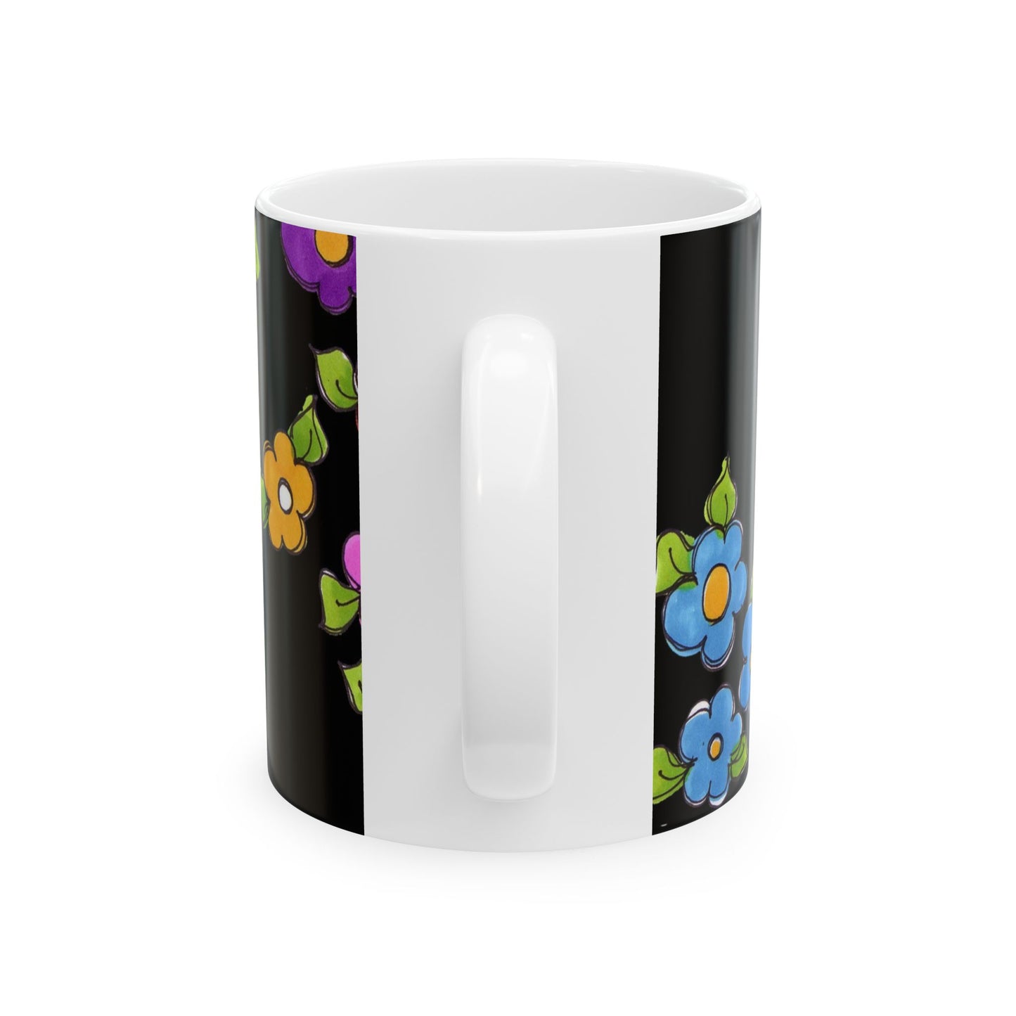 Fancy Dog Daisies Cup