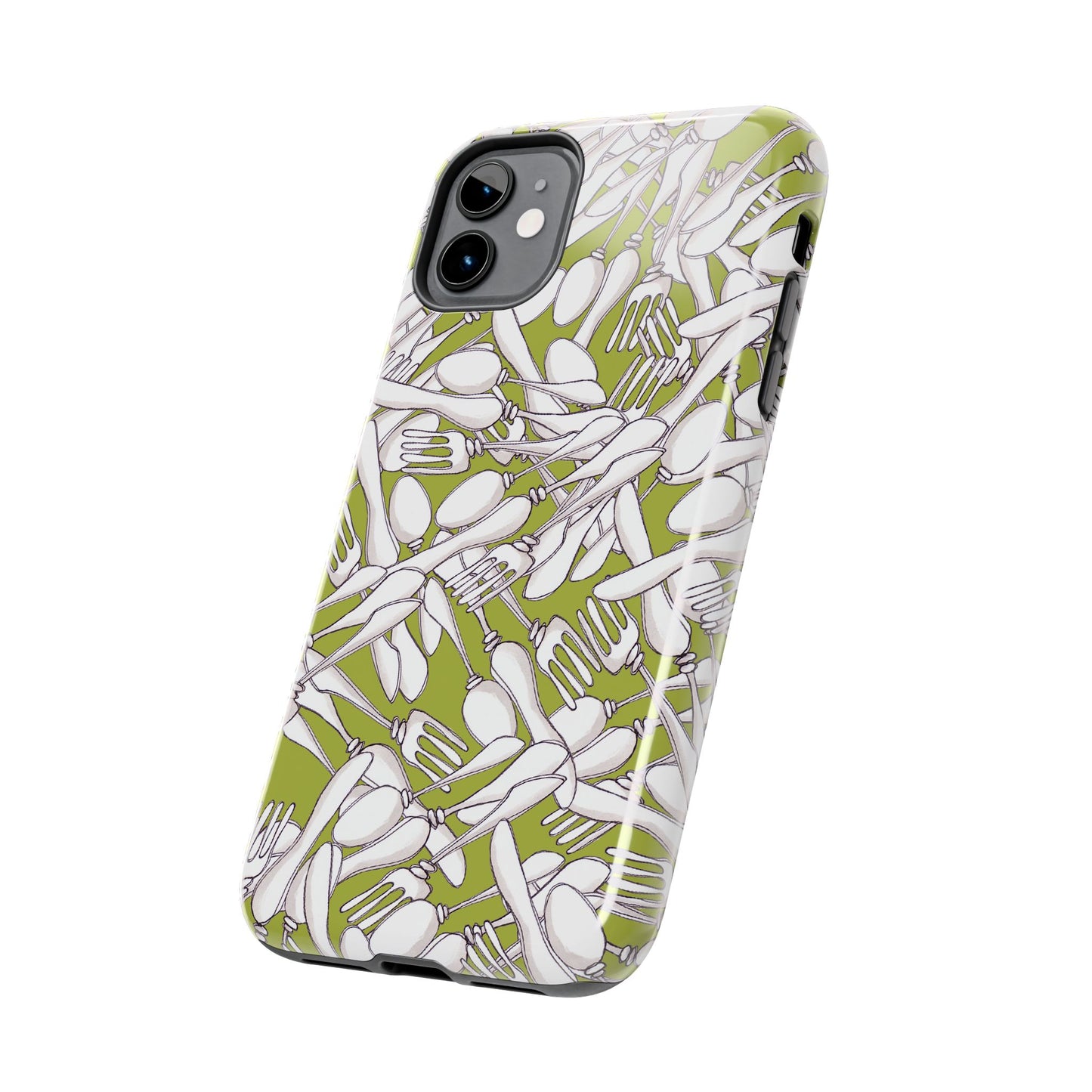 Silverware Wars Green Phone Case
