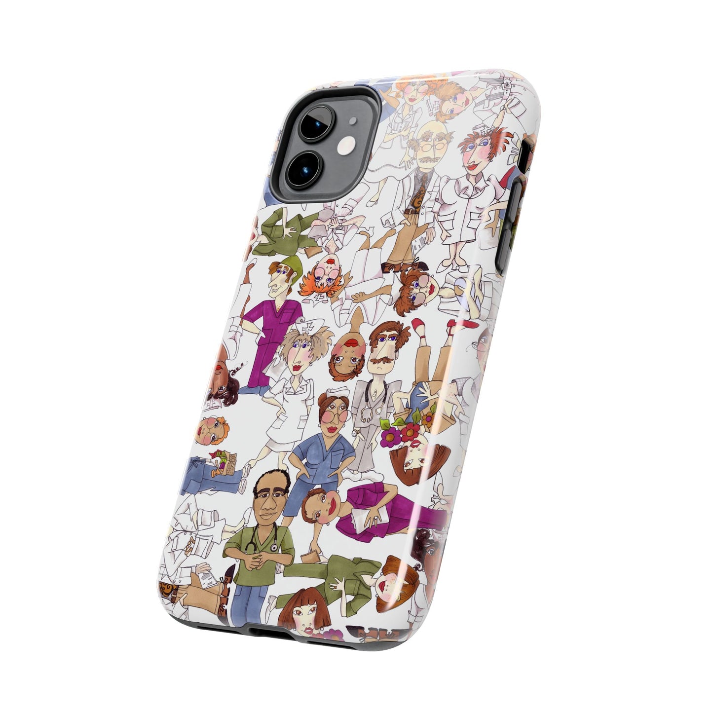Diverse Nurse White Phone Case