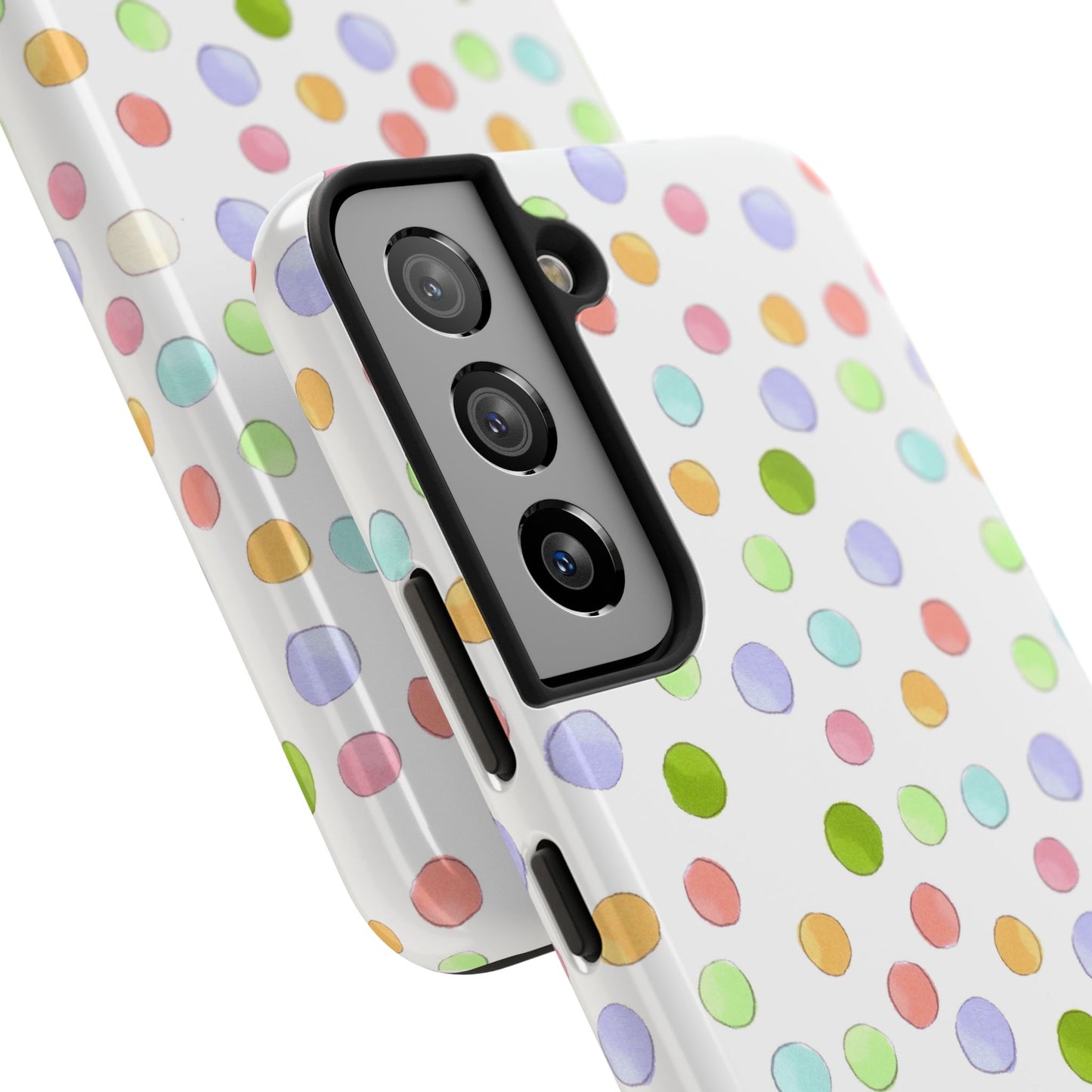 Happy Dots White Phone Case