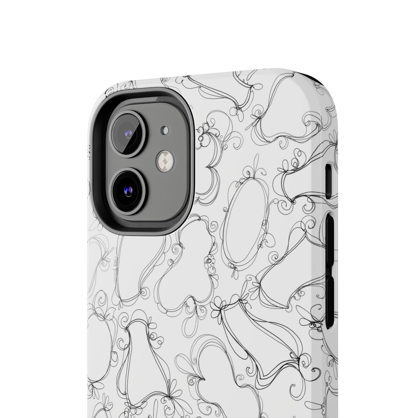 Frames White / Black Phone Case