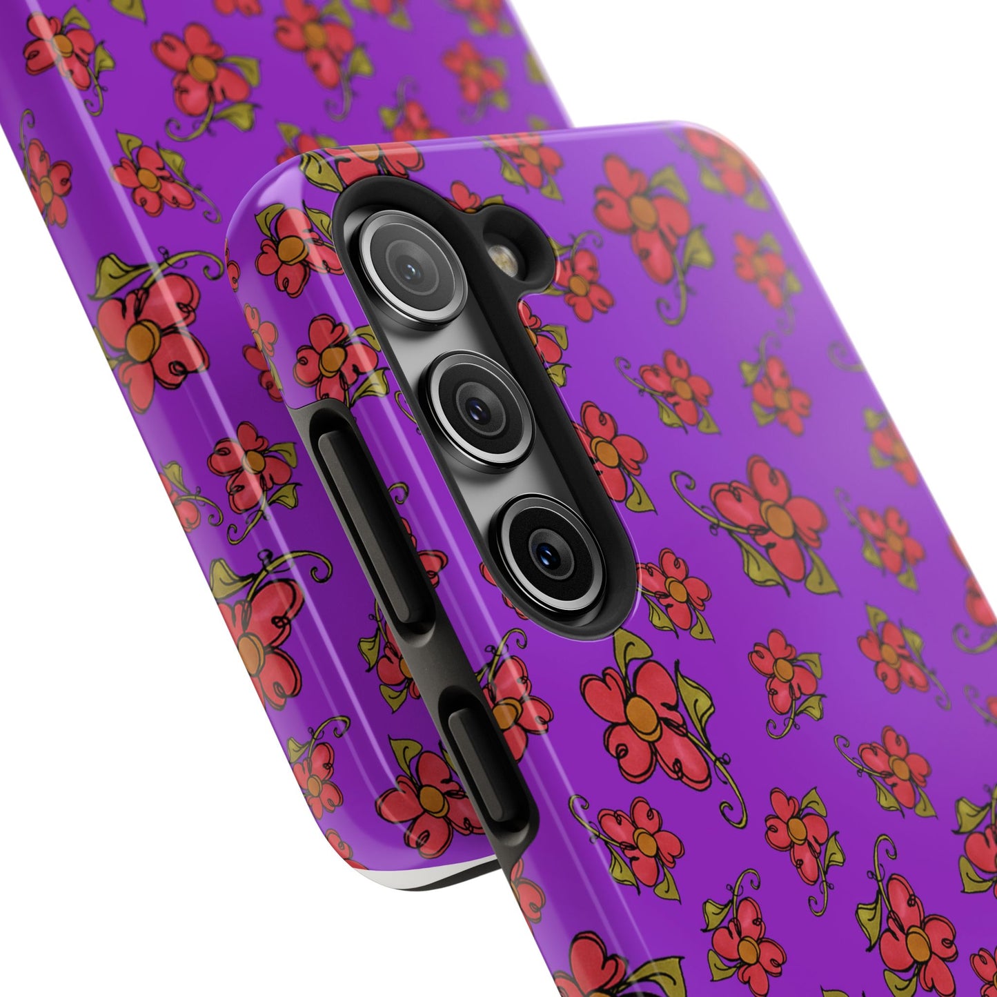 Daisy Caper Purple Phone Case