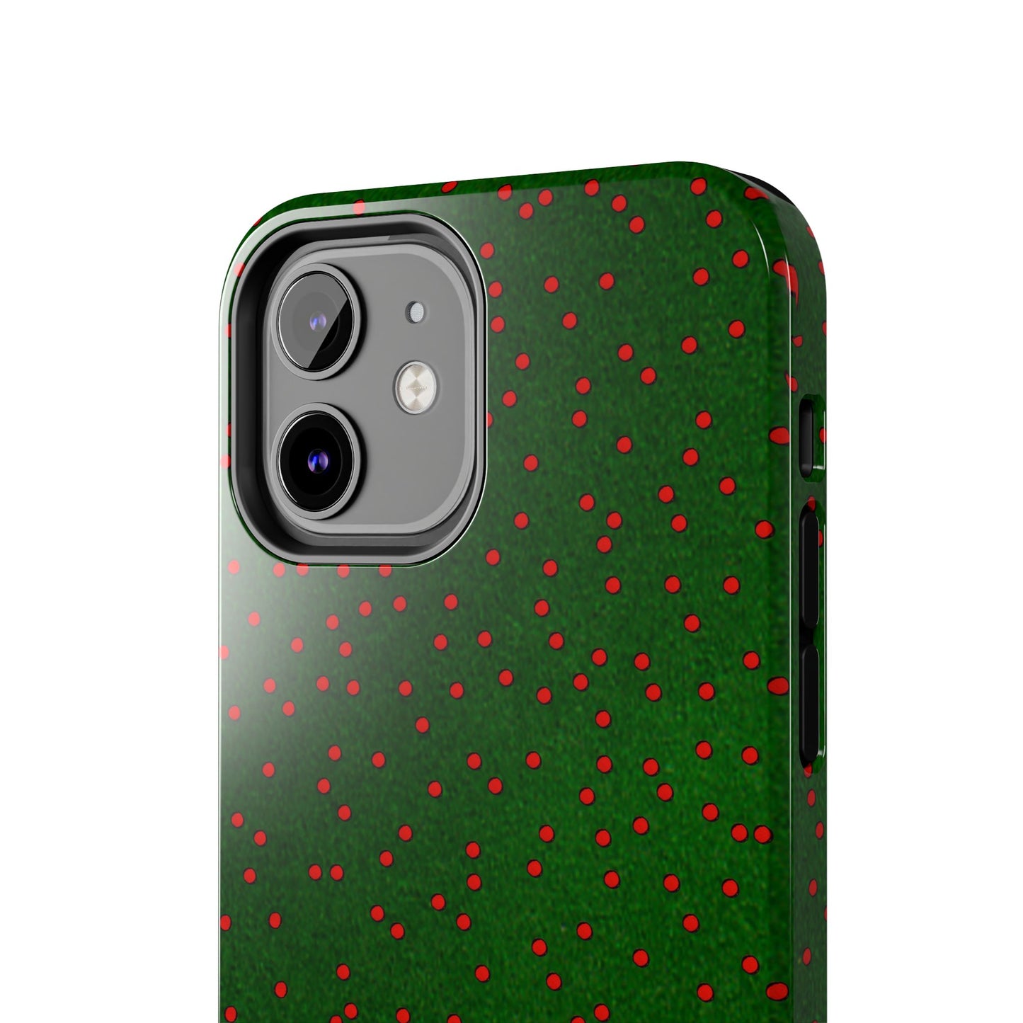Happy Dots Green / Red Phone Case