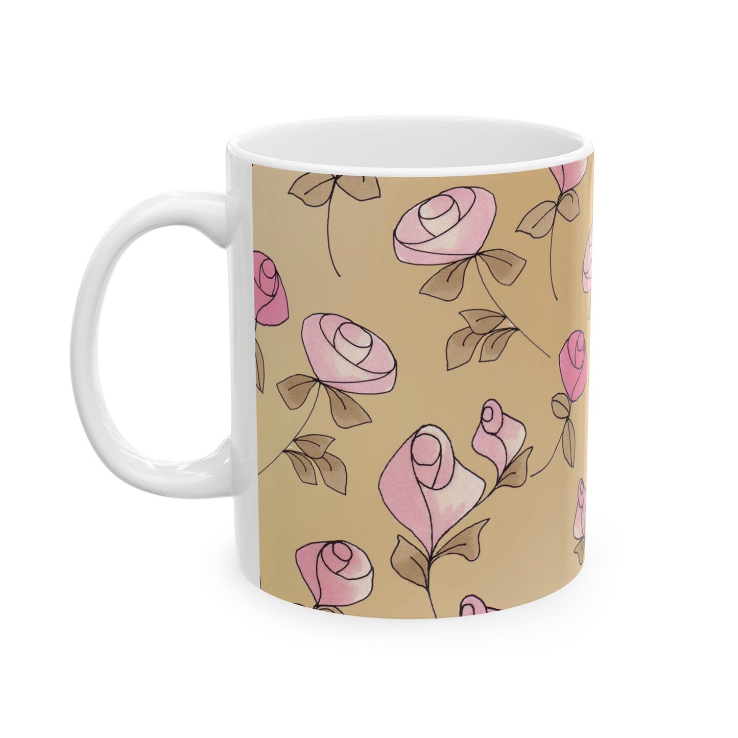 Simply Roses Malt Cup