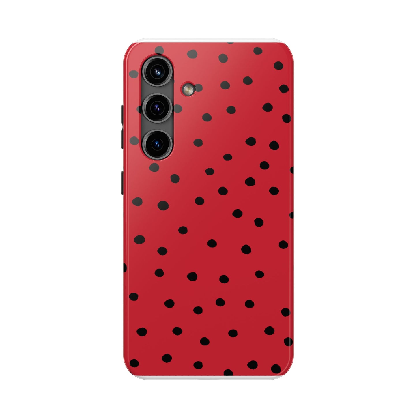 Dinky Dots Red / Black Phone Case