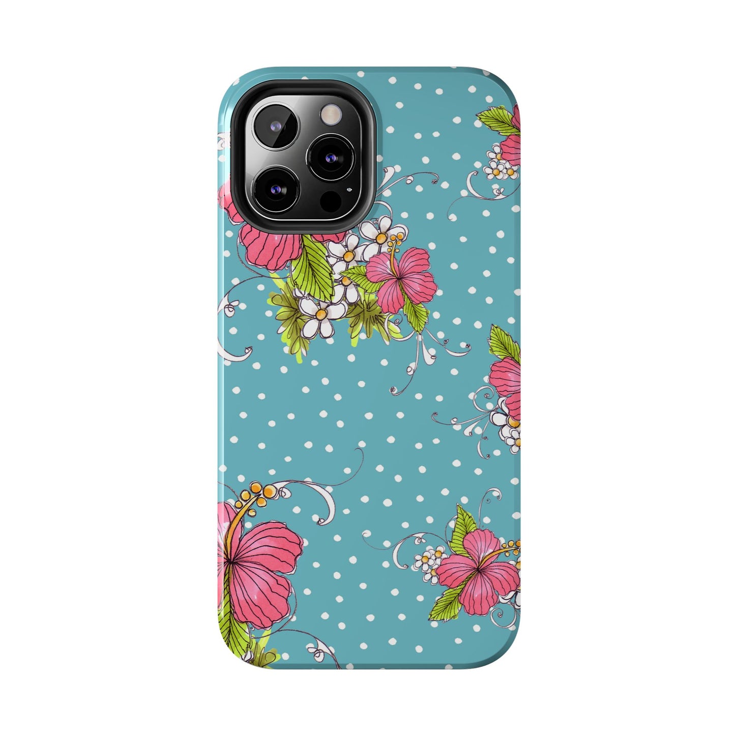 Lady Luau Turquoise Phone Case