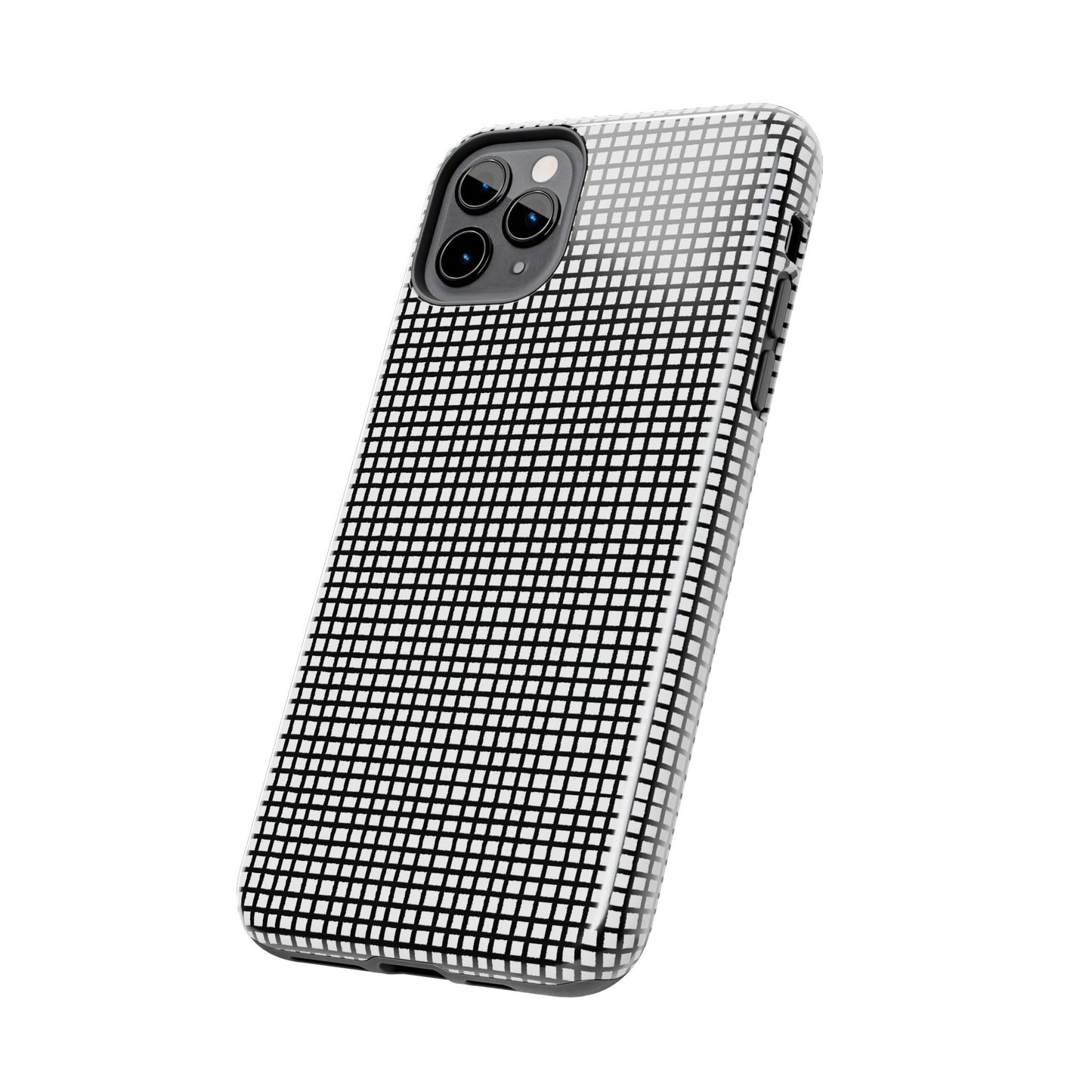 Chipper Check Black Phone Case