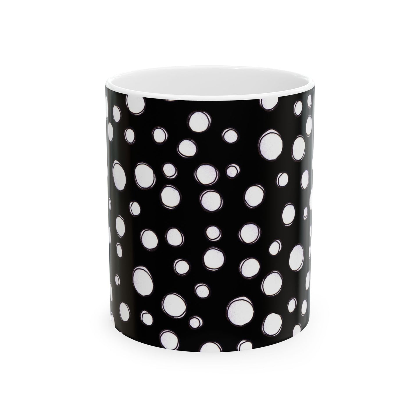 Pot Dots Black Cup