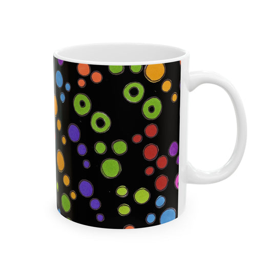 Dog Dots Black / Multi Cup
