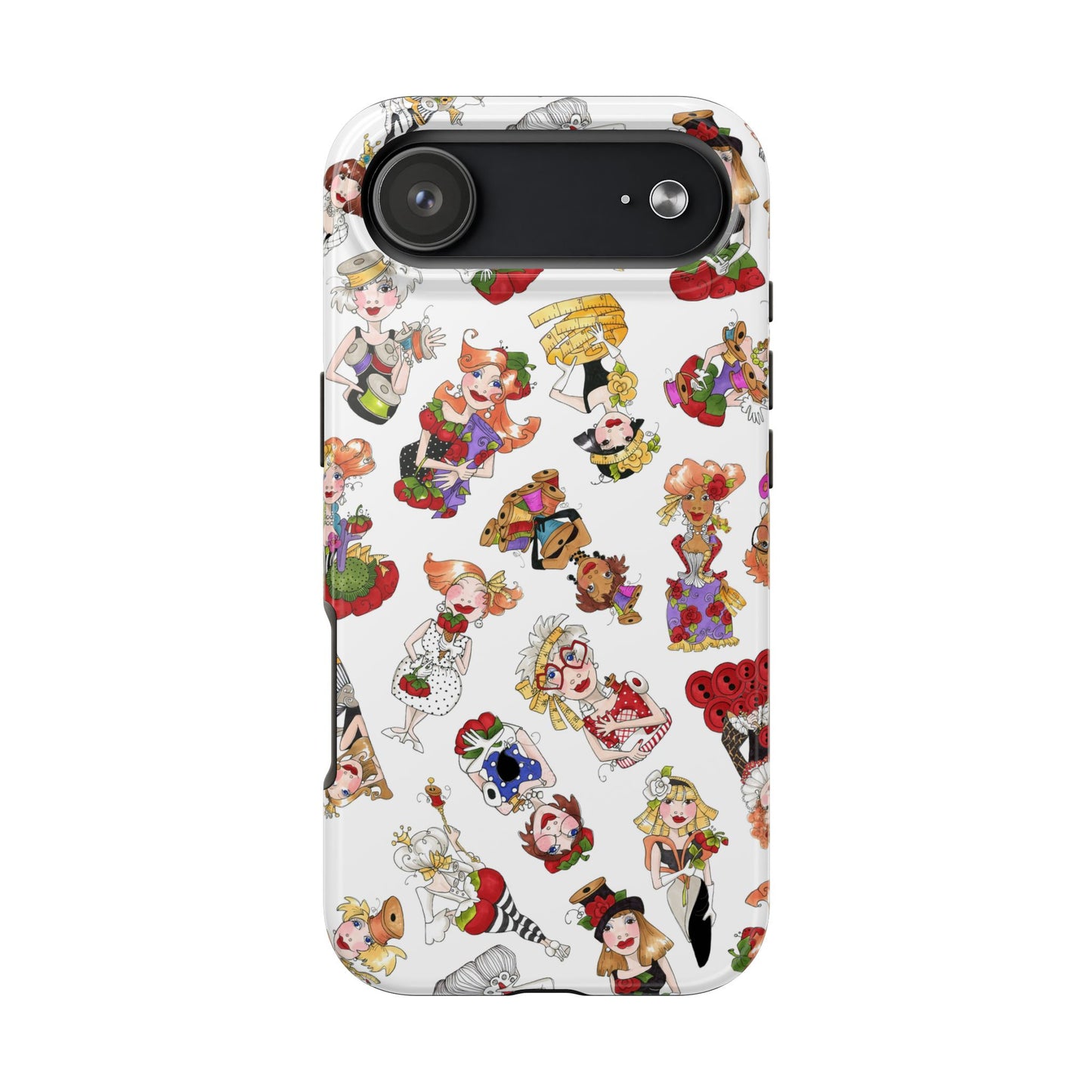 Curious Toss White Phone Case
