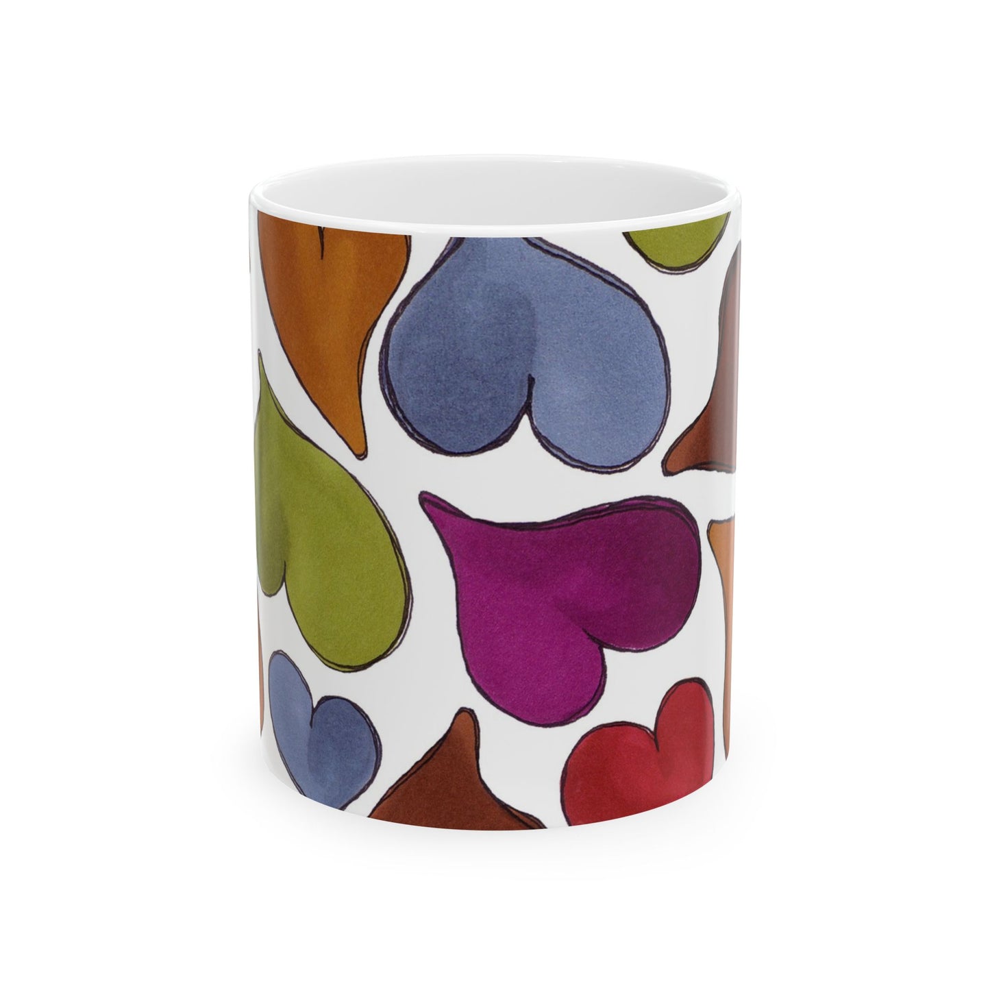 Big Hearted White Cup