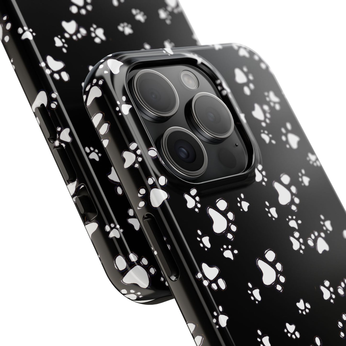 Paw Flakes Black Phone Case