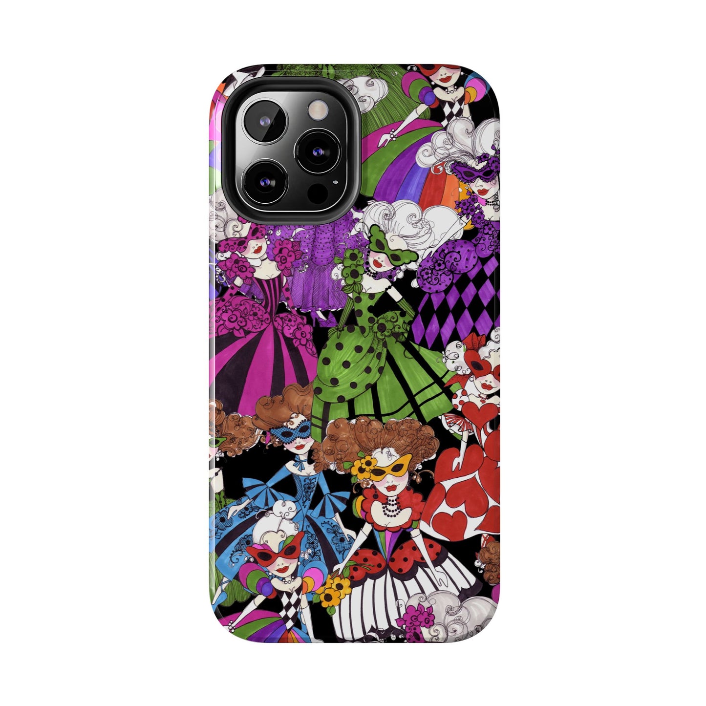Crowded Dance Floor Black Phone Case