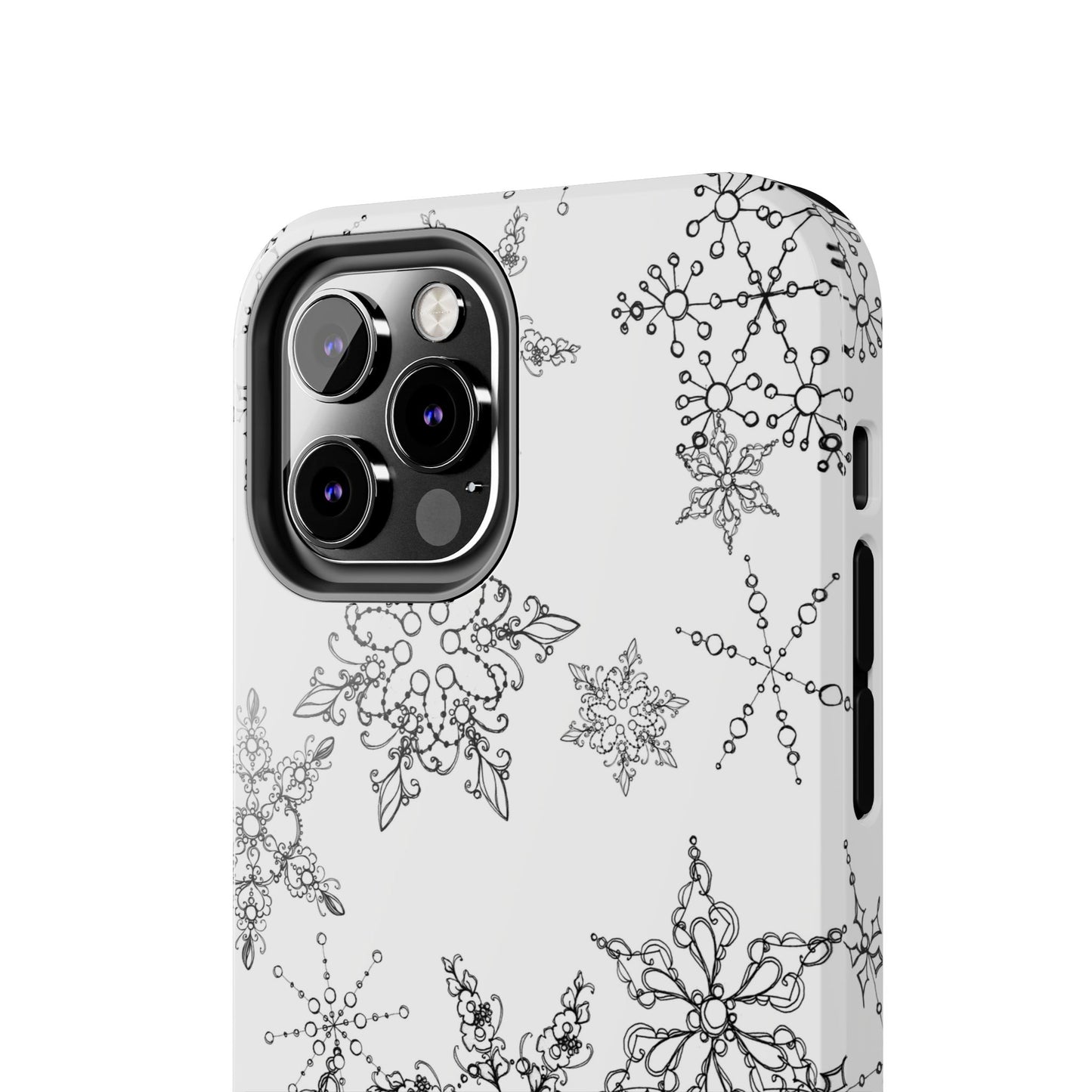Random Flakes White Phone Case