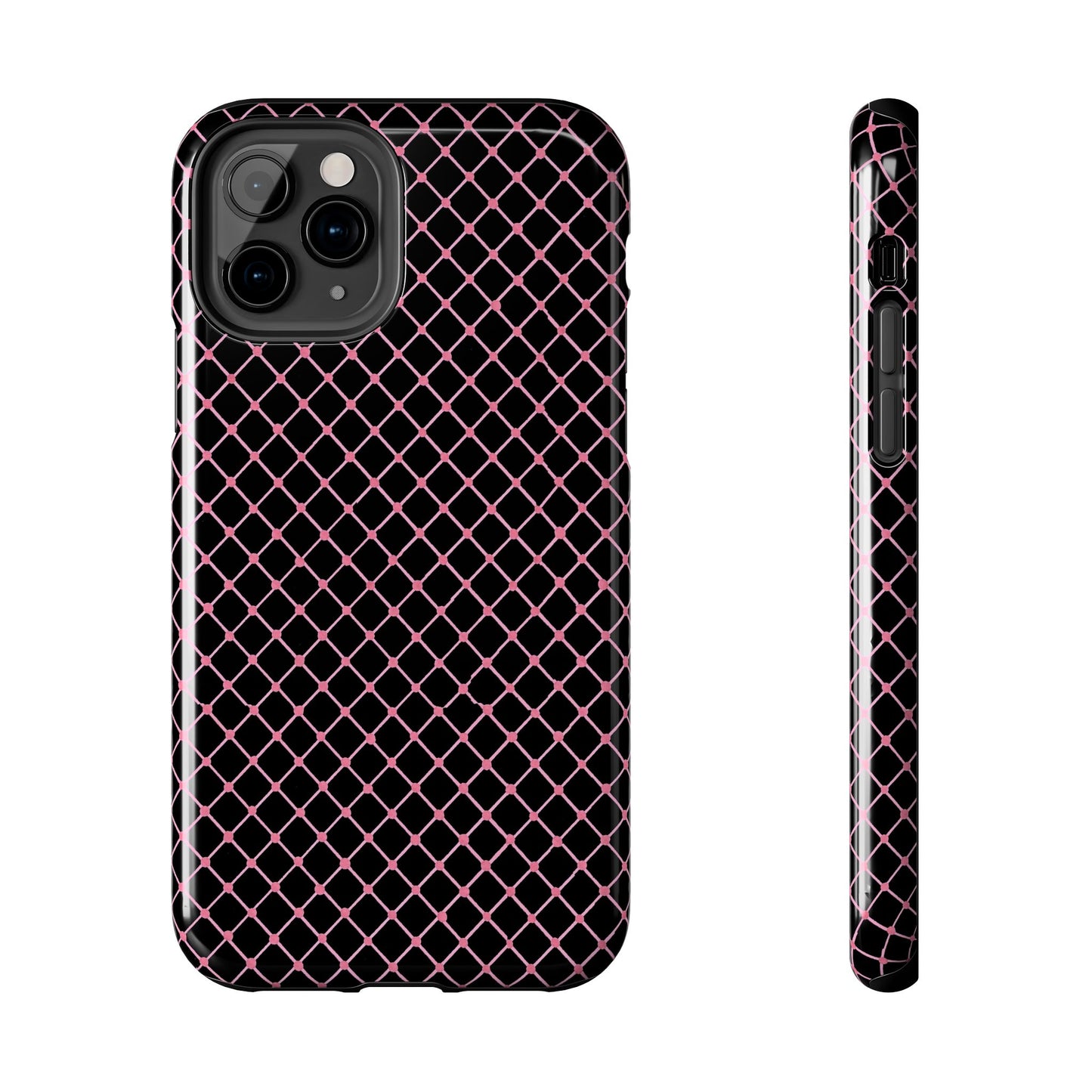 Cyclone Fence Black / Pink Phone Case