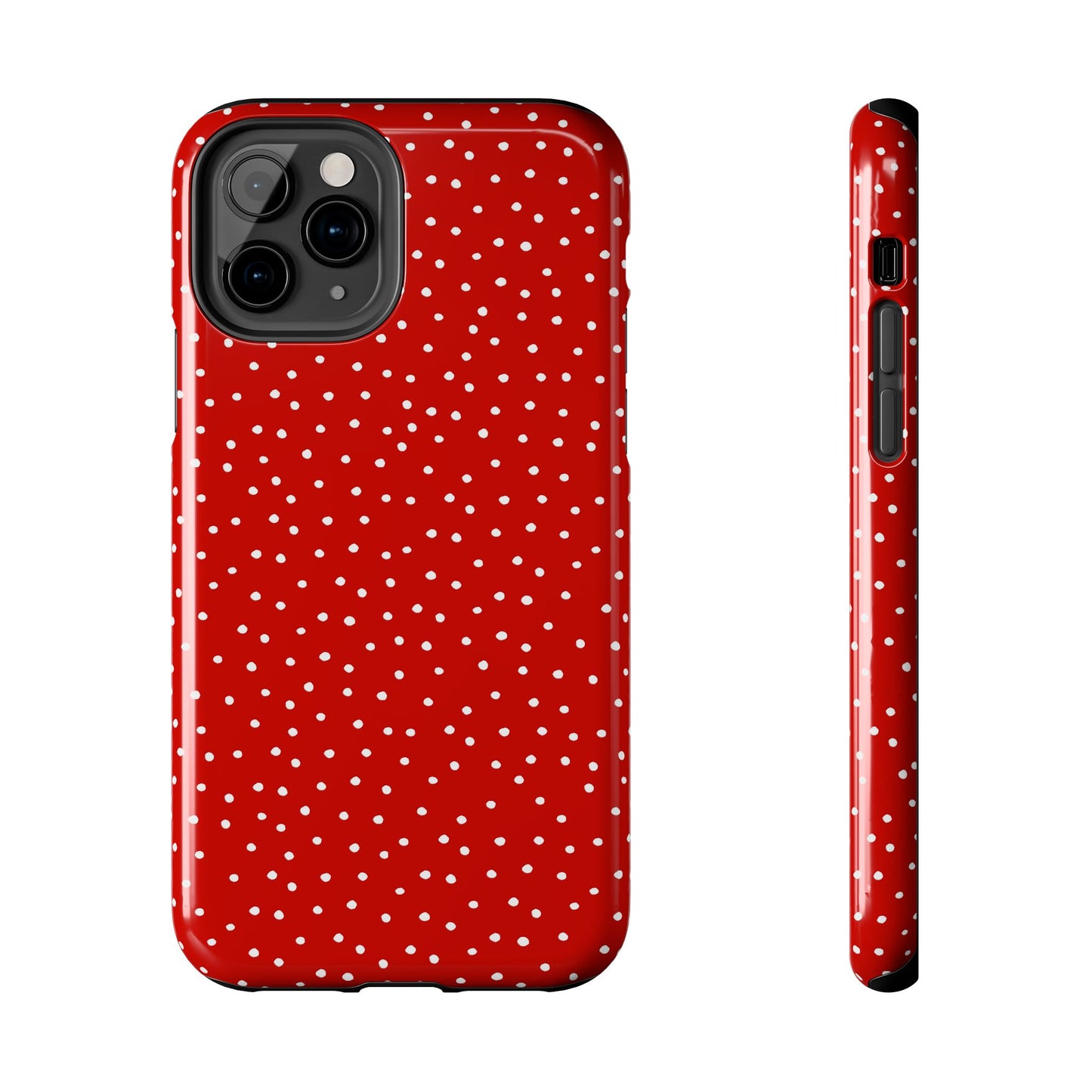 Dinky Dots Red / White Phone Case