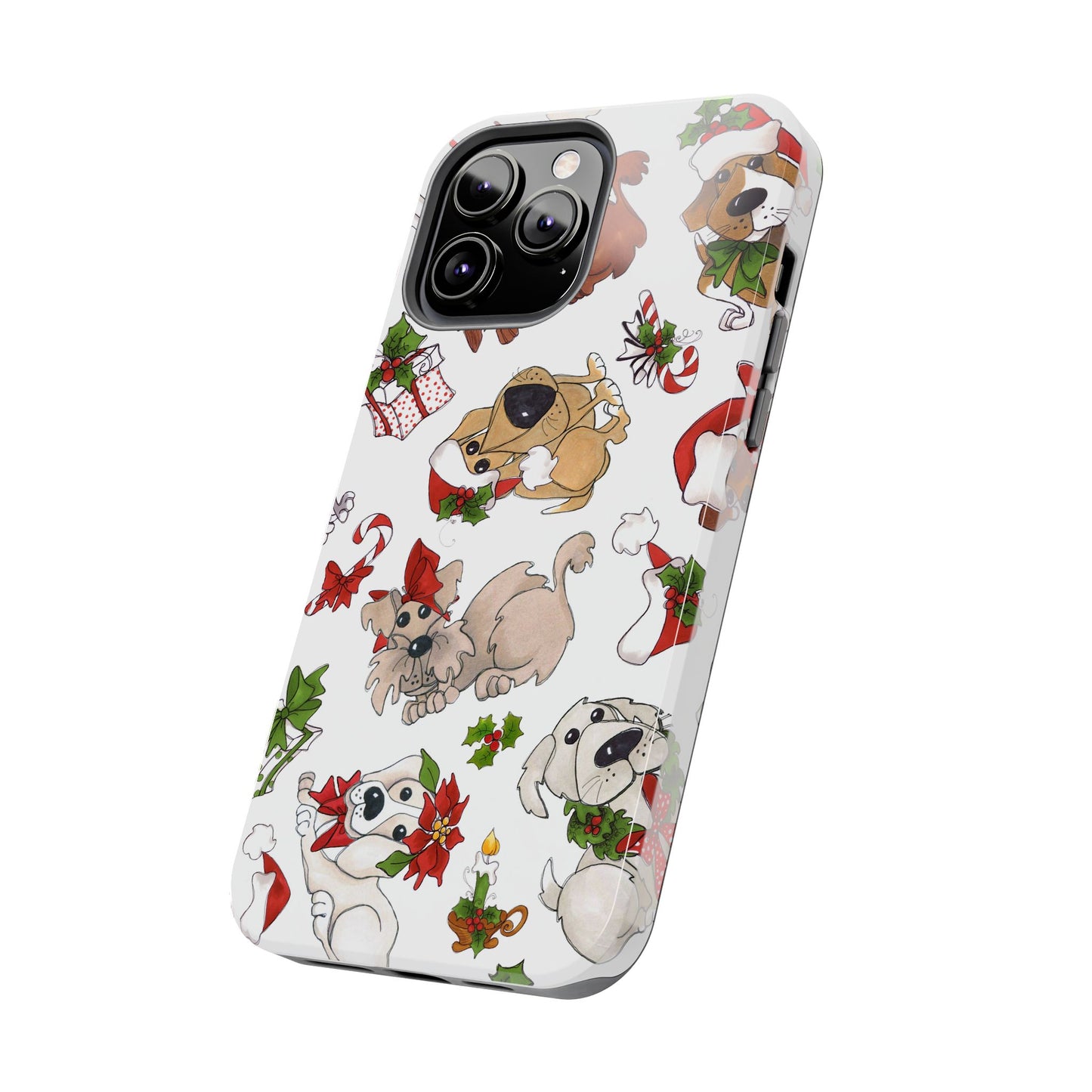 Doggie Toss White Phone Case
