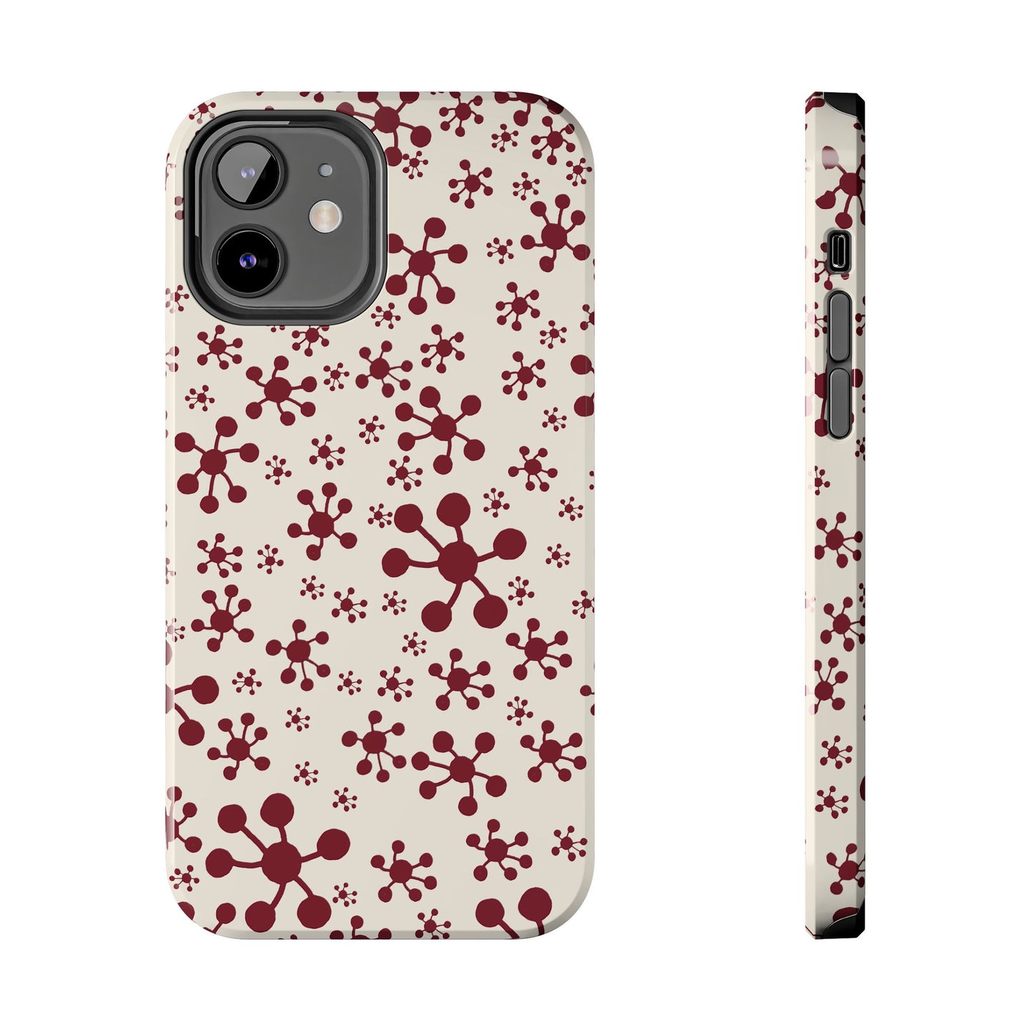 Jacks Ivory / Red Phone Case