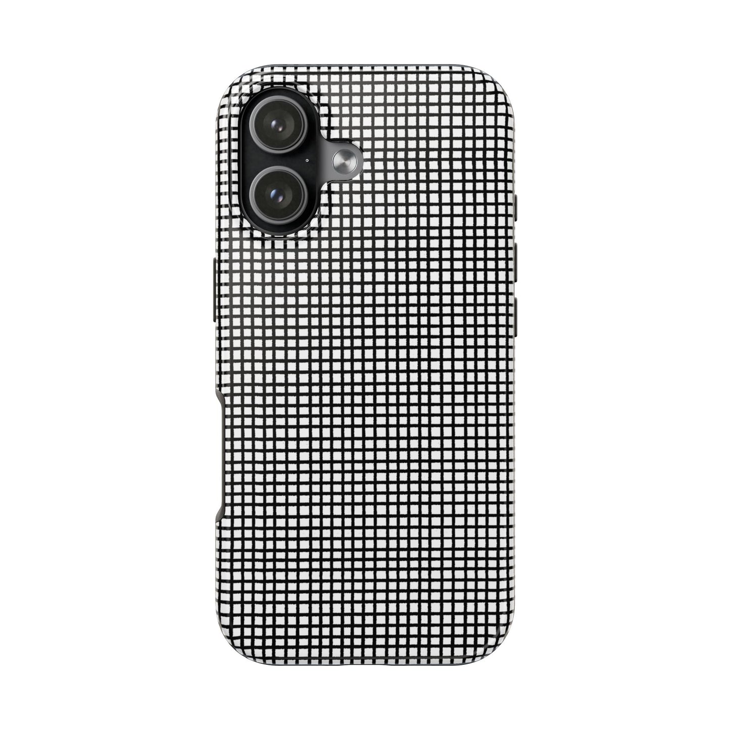 Chipper Check Black Phone Case