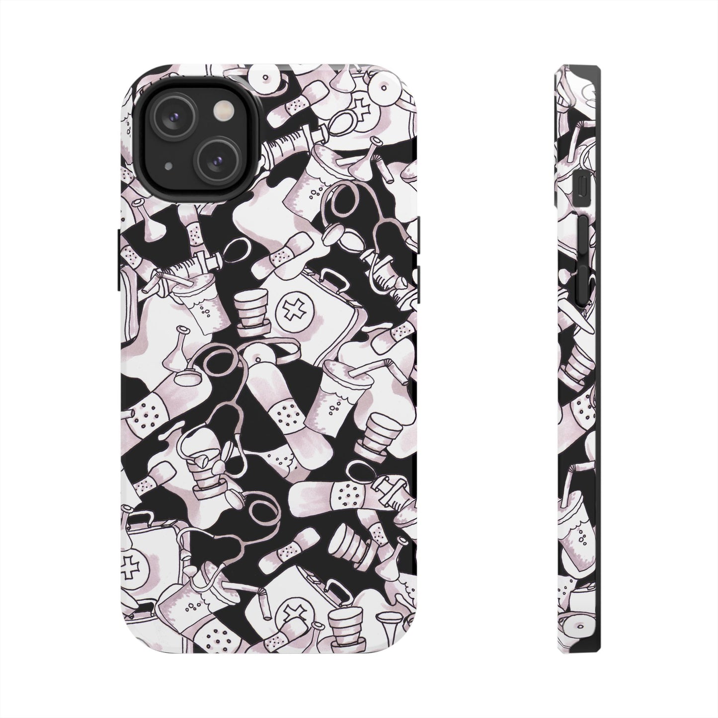 Med Stuff Black Phone Case