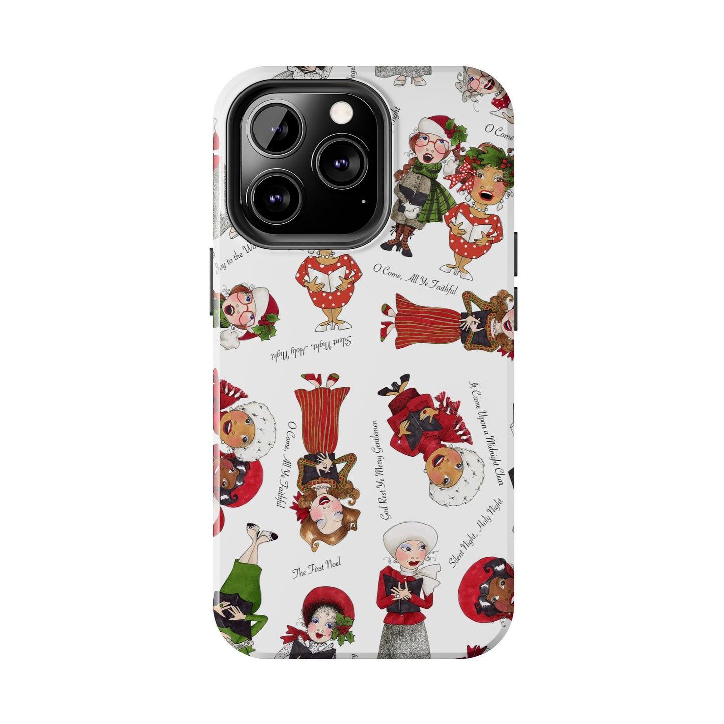 Tossed Carolers Phone Case