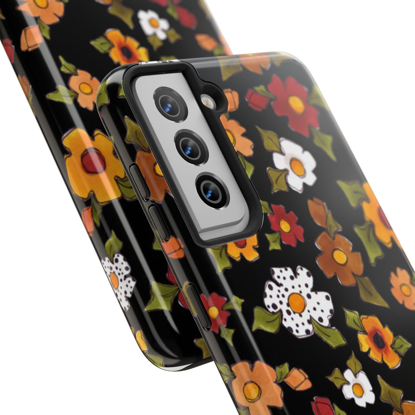 Spice Posie Black Phone Case