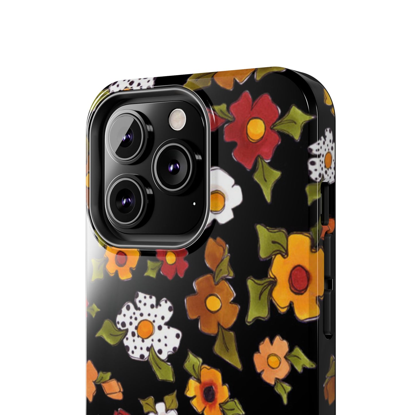 Spice Posie Black Phone Case