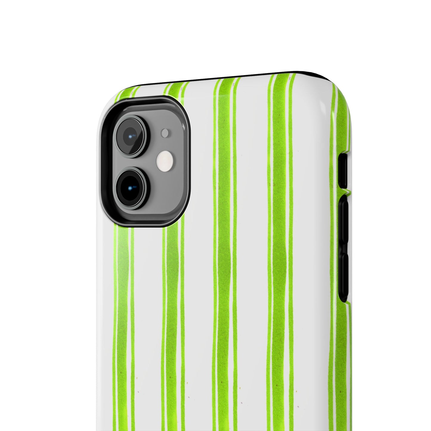Awning Stripe Lime Phone Case