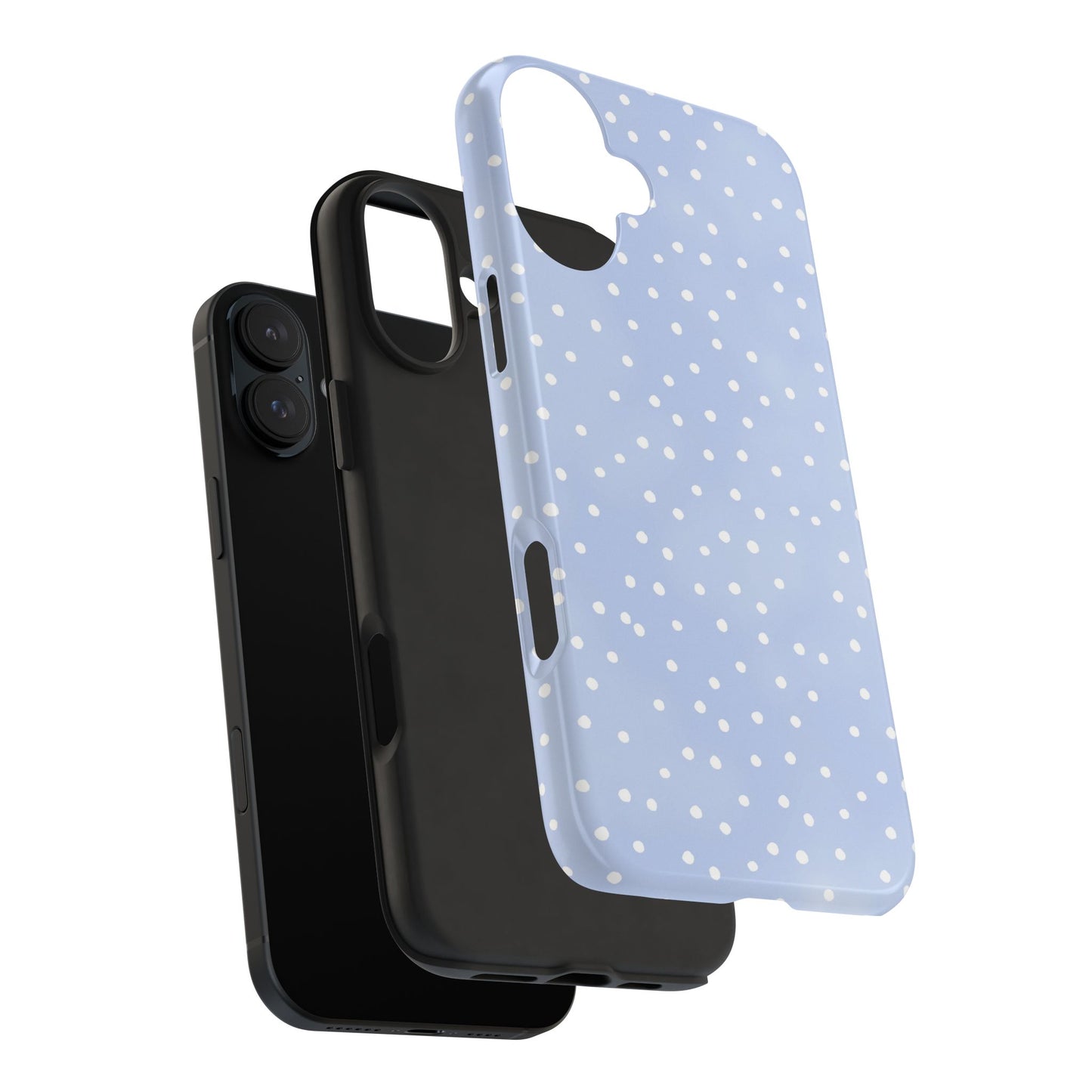 Petite Dots Blue / White Phone Case