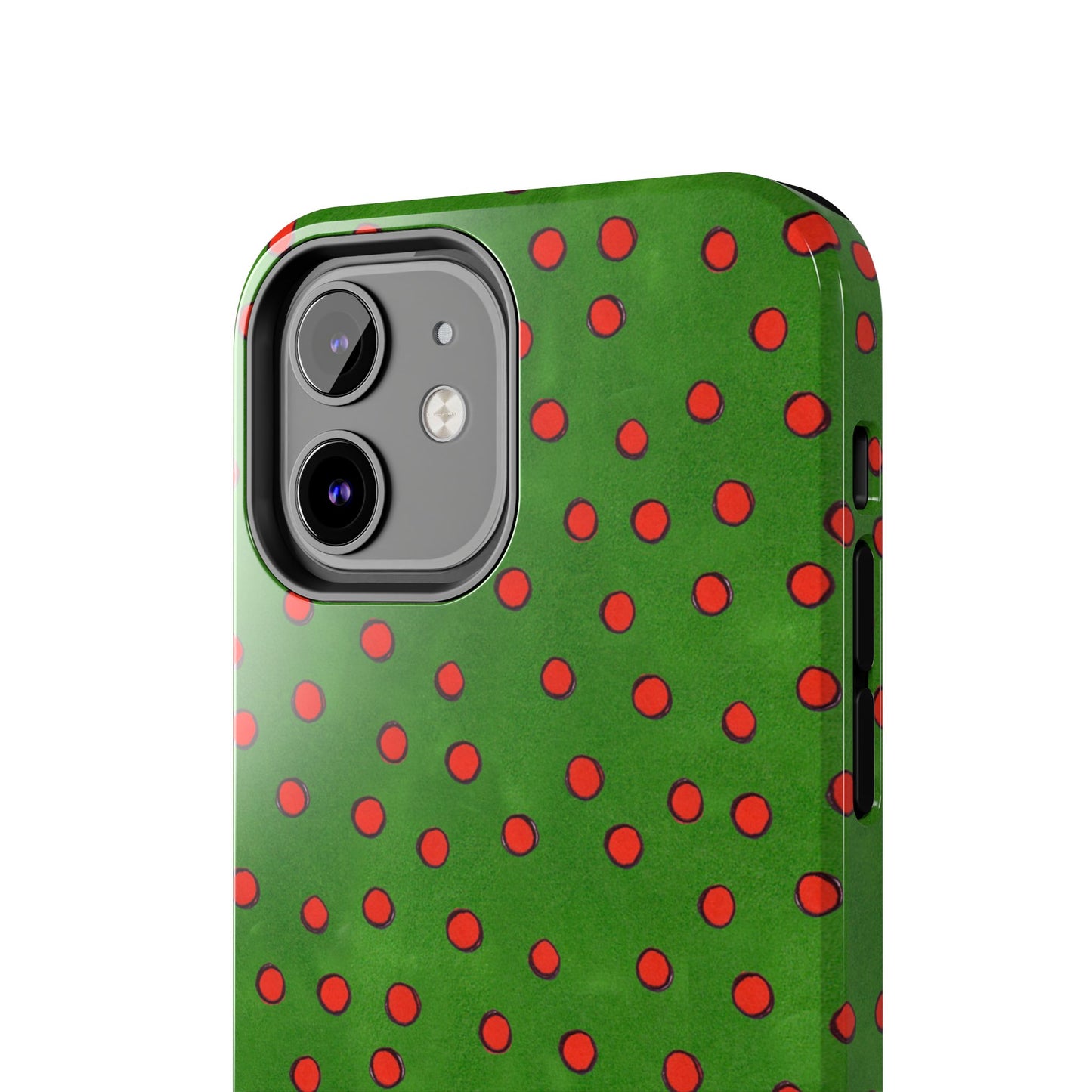 Dinky Dots Green / Red Phone Case