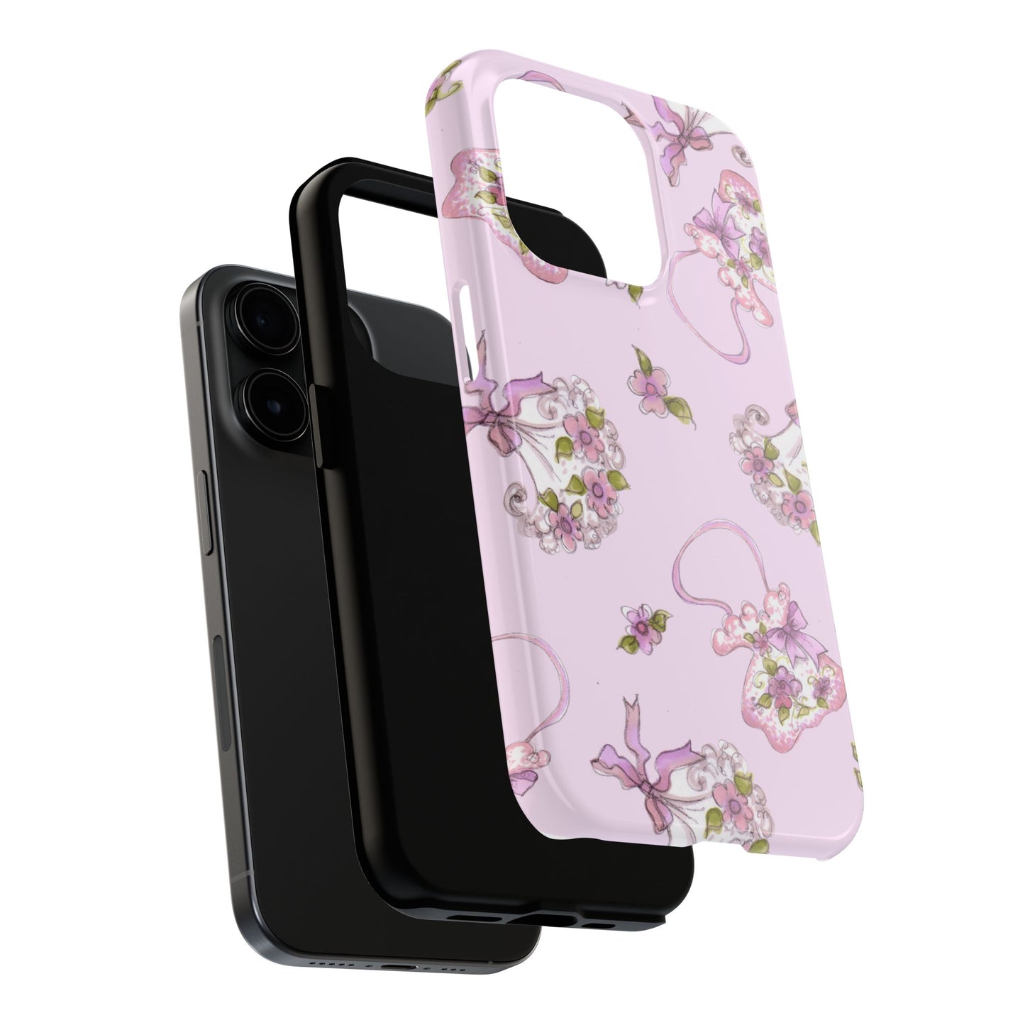 Flower Model Hand Bag Phone Case
