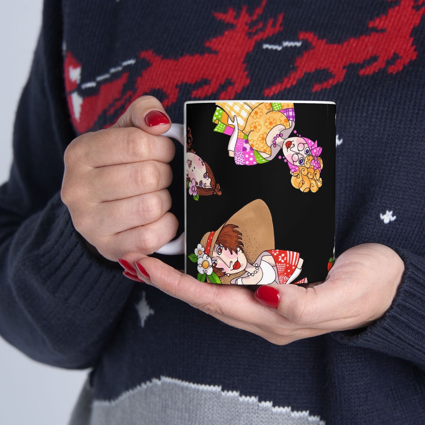 Fun Ladies Tossed Black Cup