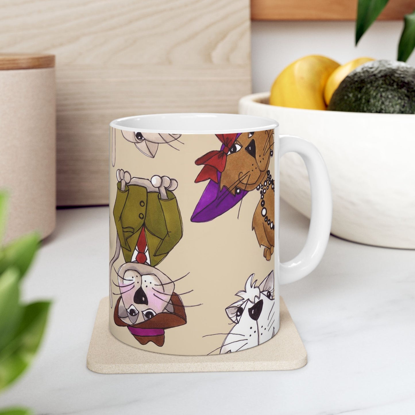 Spice Cats Tossed Muslin Cup