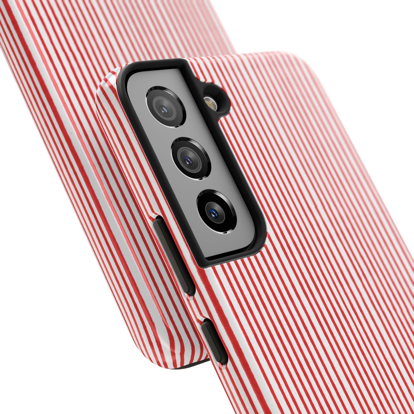 Stripe White / Red Phone Case