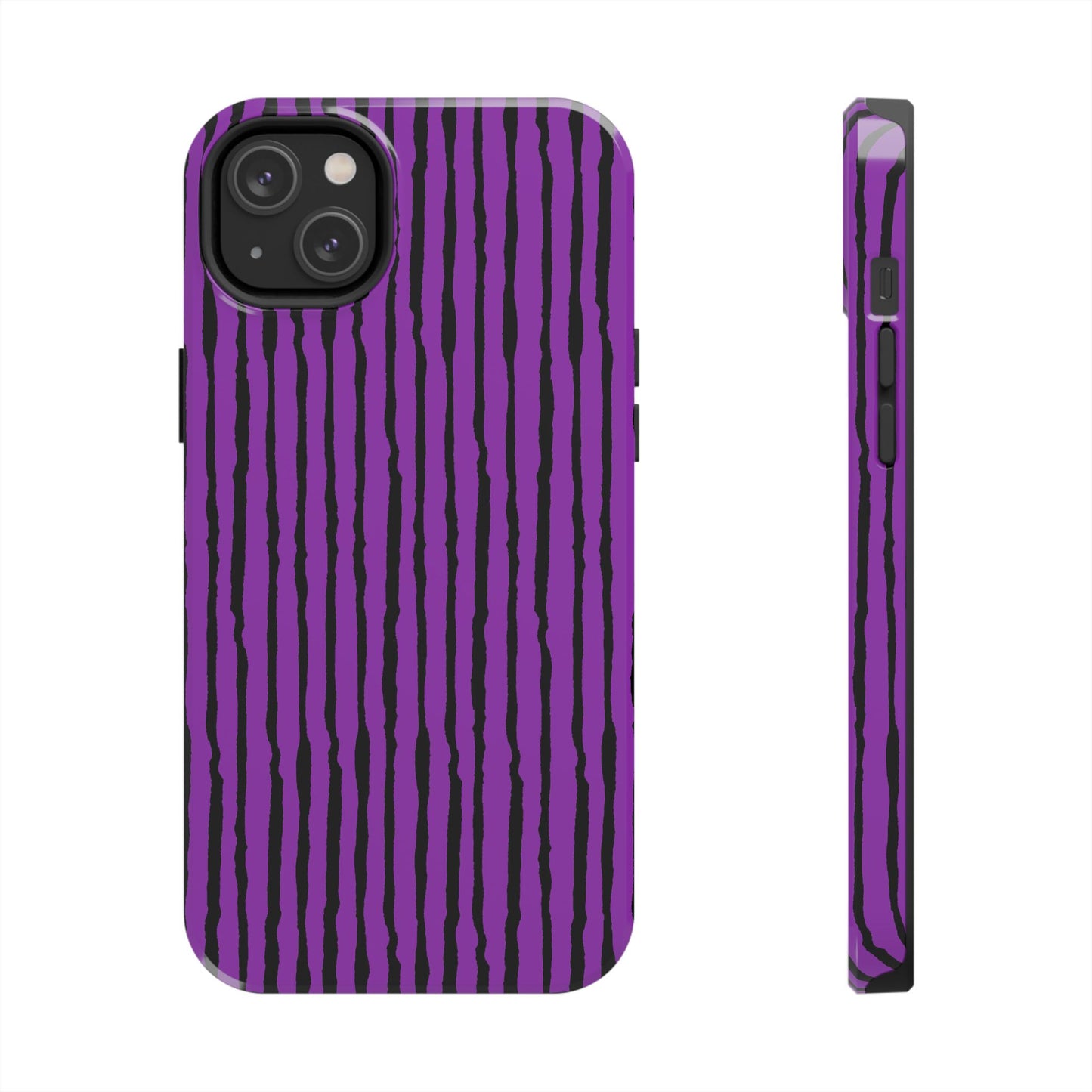 Sorta Stripe Purple / Black Phone Case
