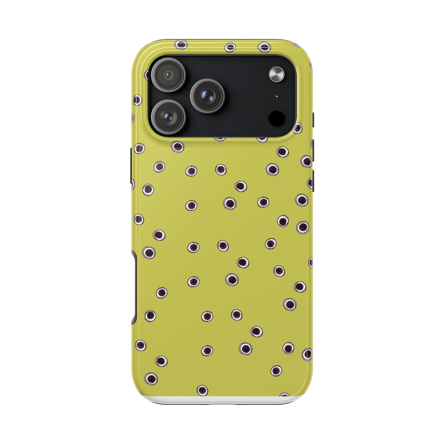 Halo Dots Green Phone Case
