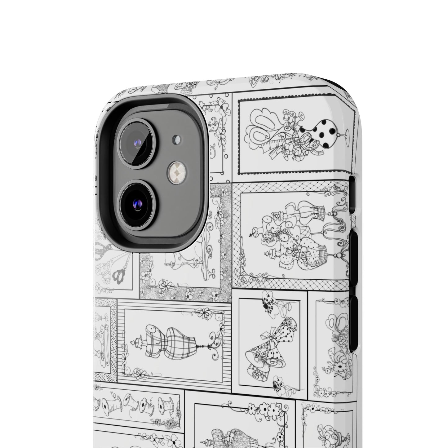 Sew Fancy White Phone Case