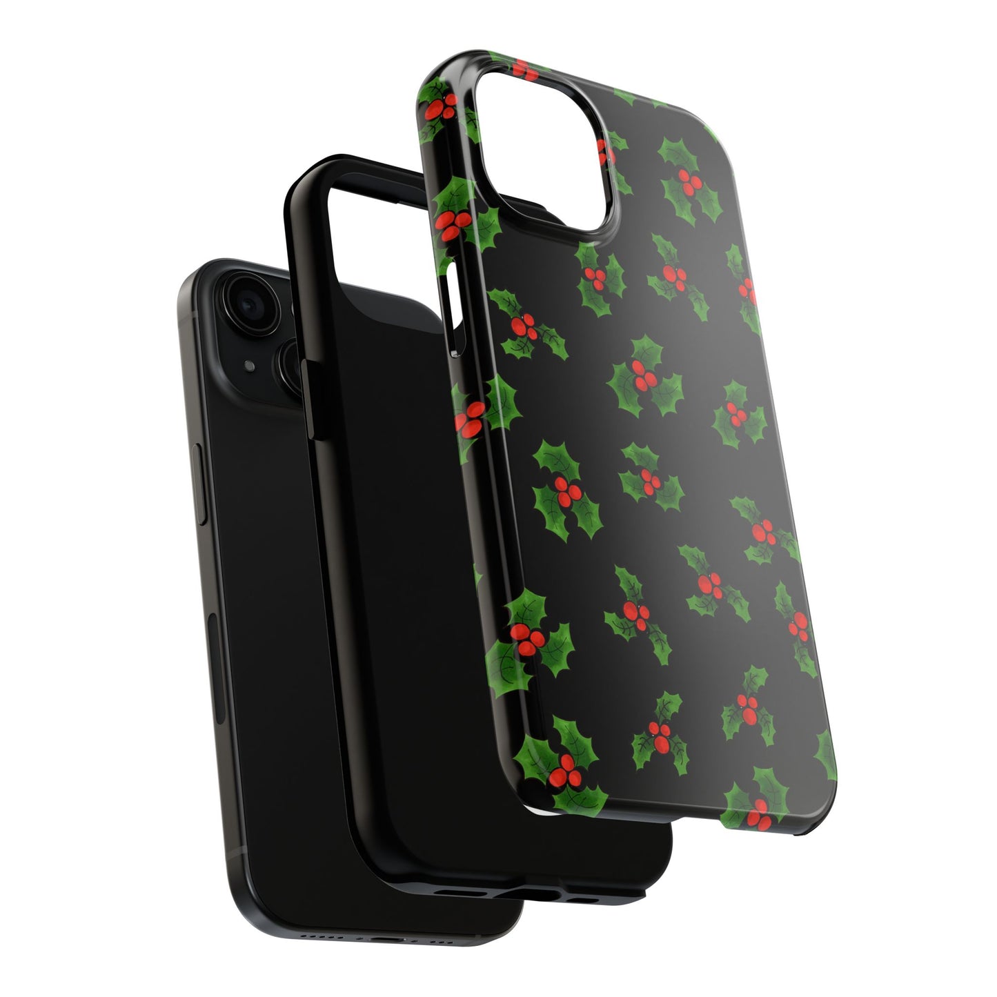 Lotsa Holly Black Phone Case