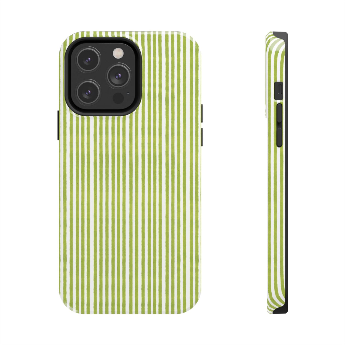 Lazy Stripe Lime Phone Case