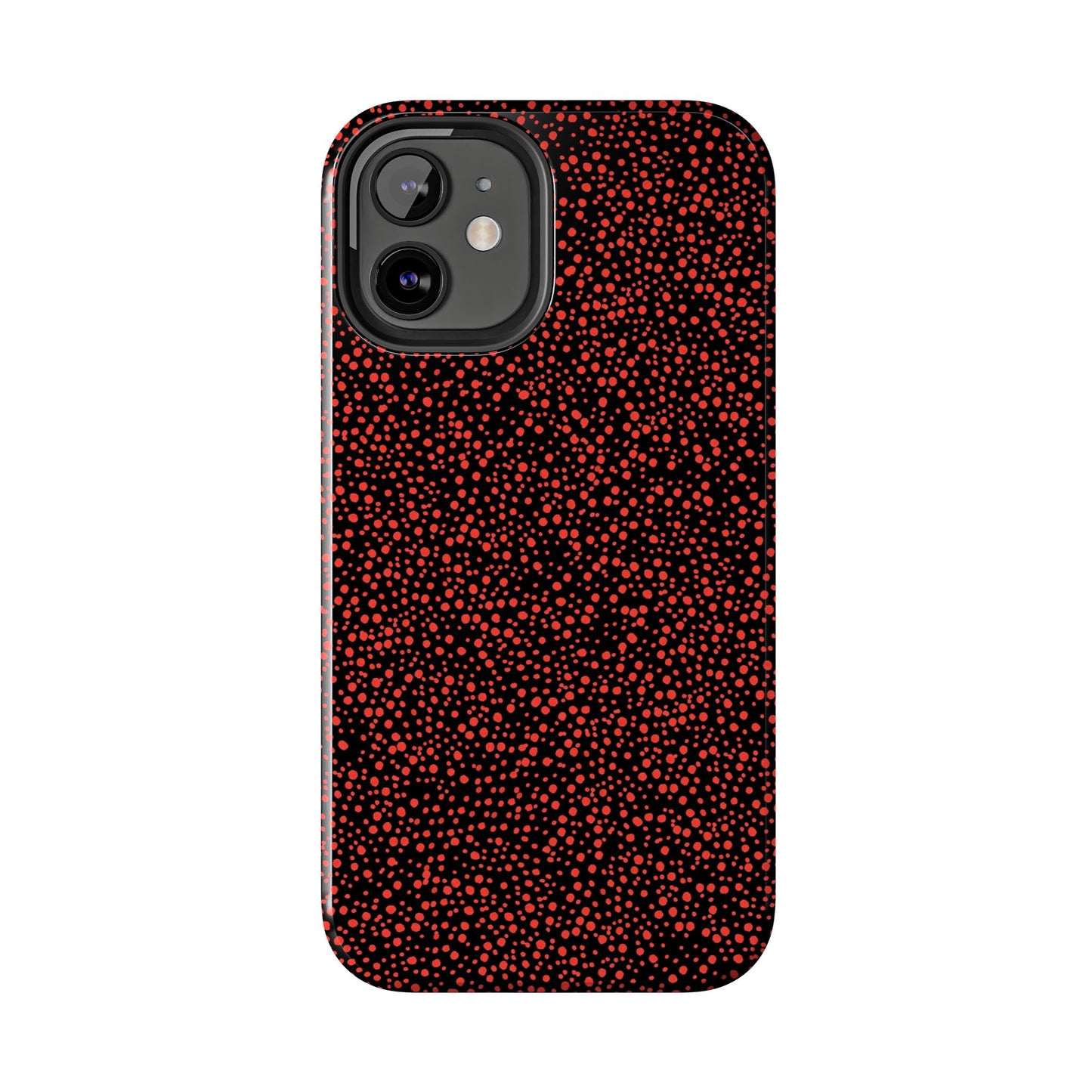 Confetti Red / Black Phone Case