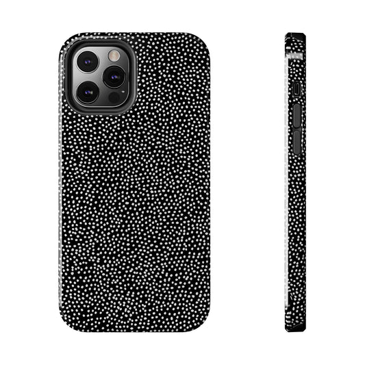 Baby Dots Black / White Phone Case