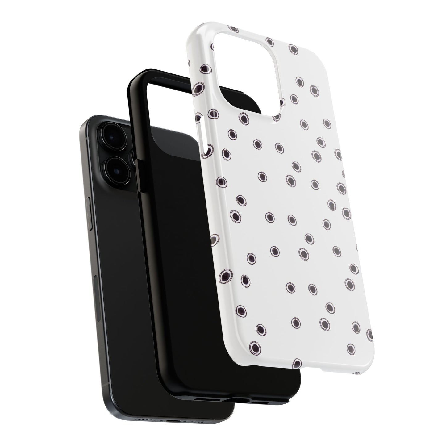 Halo Dots White Phone Case
